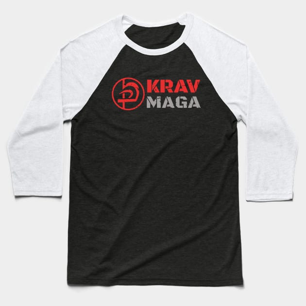 Krav Maga Fighting Equipment Baseball T-Shirt by Kocekoceko